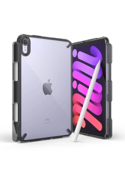 Husa pentru iPad mini 6 (2021) / iPad mini 7 (2024) - Ringke Fusion - Smoke Black
