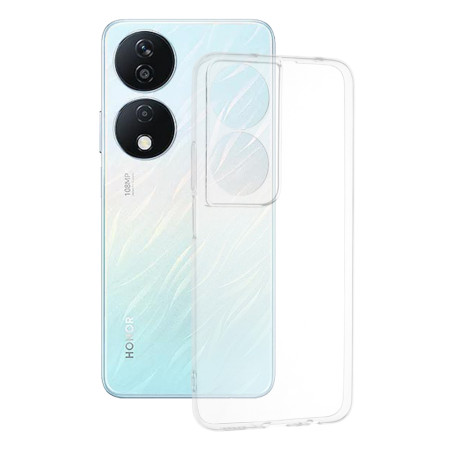 Husa Silicon compatibila Honor X7b, Pastreaza Originalitatea, Transparent 