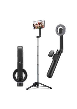 Selfie Stick Compatibil MagSafe, 67cm, Spigen S570W, Black