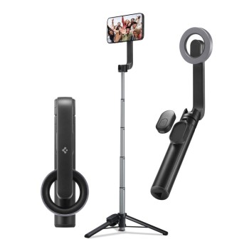 Selfie Stick Compatibil MagSafe, 67cm, Spigen S570W, Black