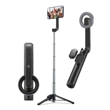 Selfie Stick Compatibil MagSafe, 67cm, Spigen S570W, Black
