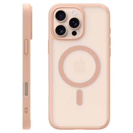 Husa pentru iPhone 16 Pro - Spigen Ultra Hybrid T MagSafe - Frost Rose Titanium