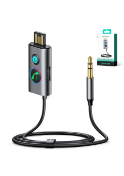 Receptor Audio Bluetooth 5.3, Jack 3.5mm, USB, TF Card, 1m, JoyRoom, Dark Gray