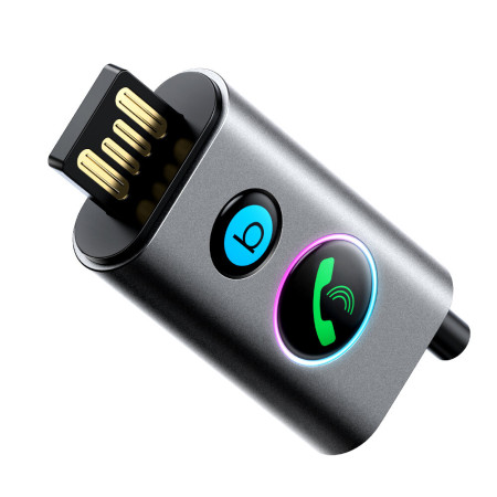 Receptor Audio Bluetooth 5.3, Jack 3.5mm, USB, TF Card, 1m, JoyRoom, Dark Gray