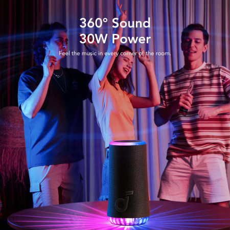 Boxa Portabila 30W, IP67, Anker SoundCore Glow, Black