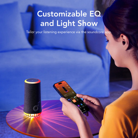 Boxa Portabila 30W, IP67, Anker SoundCore Glow, Black