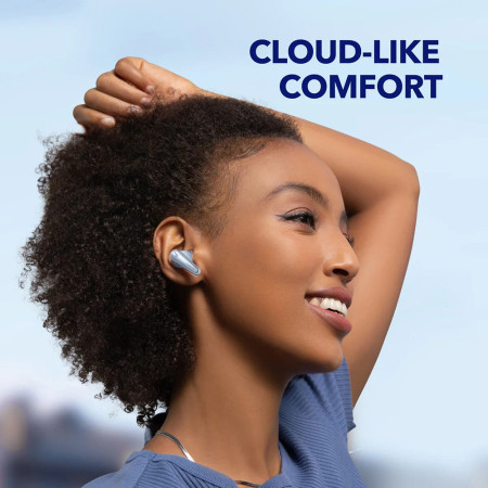 Casti fara Fir True Wireless, ANC, Anker SoundCore Liberty 4, Sky Blue