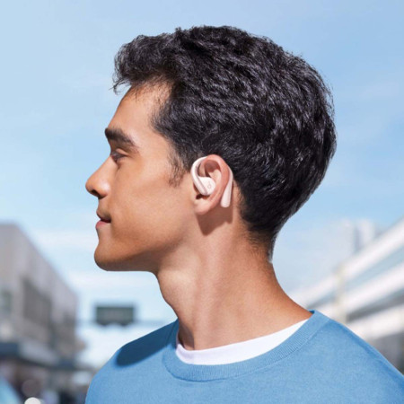 Casti Wireless Anker Earbuds SoundCore AeroFit pentru Sport, Bluetooth, Waterproof, Pink