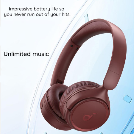Casti Anker Bluetooth 5.3, pliabile, SoundCore H30i, White