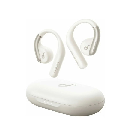 Casti Wireless Earbuds Anker SoundCore AeroFit pentru Sport, Bluetooth, Waterproof, White