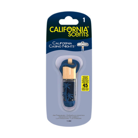 Odorizant auto California Scents, Suspendat pentru interiorul vehiculului, Casino Nights