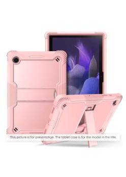 Husa pentru iPad 10.2 (2019/2020/2021) + Folie - Techsuit Rugged TabShell - Rose Gold