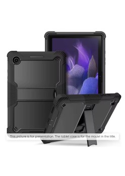 Husa pentru iPad 10.2 (2019/2020/2021) + Folie - Techsuit Rugged TabShell - Black