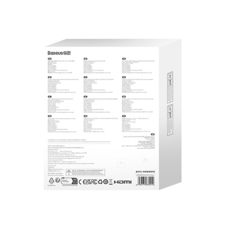 Docking Station 5Gbps, 4Kat60Hz, PD100W, Ethernet - Baseus GamerX Series (B00052900811-00) - Black