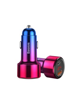 Incarcator pentru Masina, Quick Charging, 45W, 2in1 - Baseus Magic Series (CCMLC20C-09) - Multicolor