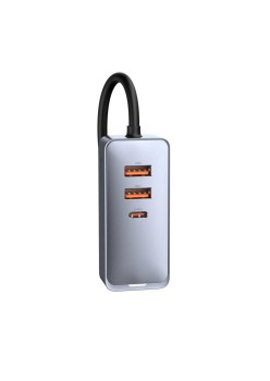 Incarcator USB, Type-C, Fast Charging, Multi-port, 120W - Baseus Share Together (CCBT-B0G) - Gray