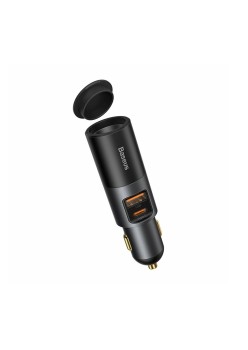 Incarcator de Masina, USB, Type-C, 120W - Baseus Share Together (CCBT-C0G) - Gray