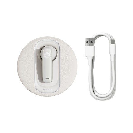 Casca Bluetooth cu Microfon - Baseus CM10 (A00054700211-00) - White