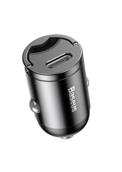 Incarcator pentru Masina tip C, Quick Charging, 30W - Baseus Tiny Star Mini (C00035000817-Z2/VCHX-B0G) - Space Grey