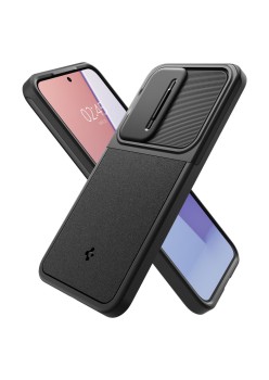Husa Samsung Galaxy S24 FE - Spigen Optik Armor - Black
