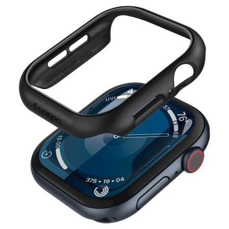 Husa pentru Apple Watch 10 42mm - Spigen Thin Fit - Black