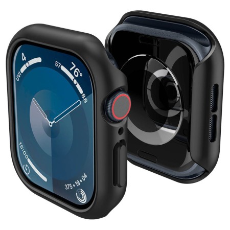 Husa pentru Apple Watch 10 42mm - Spigen Thin Fit - Black