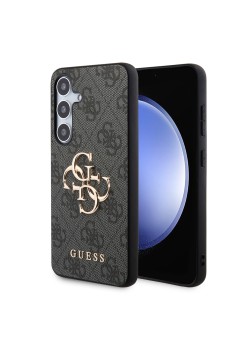 Husa pentru Samsung Galaxy S24 Plus - Guess Hardcase 4G Big Metal Logo (GUHCS24M4GMGGR) - Black