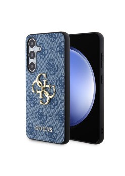 Husa pentru Samsung Galaxy S24 Plus - Guess Hardcase 4G Big Metal Logo (GUHCS24M4GMGBL) - Blue