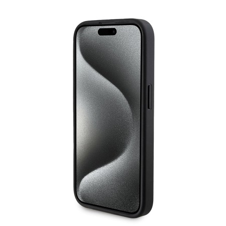 Husa pentru iPhone 15 Pro - Guess Hardcase Powerbank MagSafe (GUBPM5P15L4GEMGK) - Black