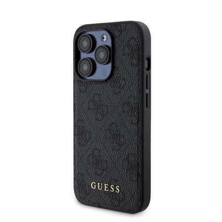 Husa pentru iPhone 15 Pro - Guess Hardcase Powerbank MagSafe (GUBPM5P15L4GEMGK) - Black