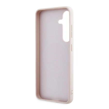 Husa pentru Samsung Galaxy S24 - Guess Hardcase 4G Big Metal Logo (GUHCS24S4GMGPI) - Pink