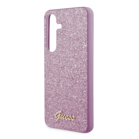 Husa pentru Samsung Galaxy S24 - Guess Glitter Script (GUHCS24SHGGSHU) - Purple