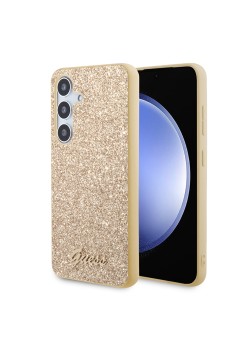 Husa pentru Samsung Galaxy S24 Plus - Guess Glitter Script (GUHCS24MHGGSHD) - Gold