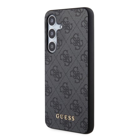 Husa pentru Samsung Galaxy S24 Plus - Guess Hardcase 4G Metal Gold Logo (GUHCS24MG4GFGR) - Black