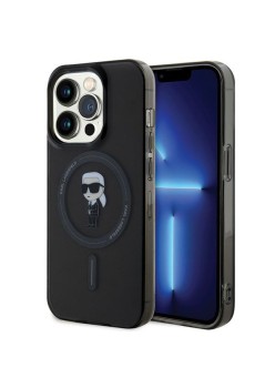 Husa pentru iPhone 15 Pro Max - Karl Lagerfeld IML MagSafe (KLHMP15XHFCKNOK) - Ikonik