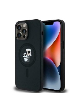 Husa pentru iPhone 14 Pro - Karl Lagerfeld Silicone MagSafe (KLHMP14LSCMKCRHK) - KarlandChoupette