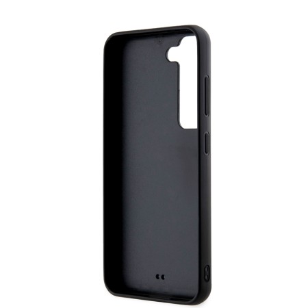 Husa pentru Samsung Galaxy S23 - Karl Lagerfeld 3D Design (KLHCS23S3DMBKCK) - Rubber Glitter Logo