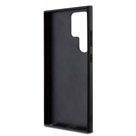 Husa pentru Samsung Galaxy S24 Ultra - Karl Lagerfeld Saffiano (KLHCS24LPSAKCMPK) - KarlandChoupette Metal Pin