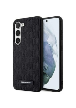 Husa pentru Samsung Galaxy S24 Plus - Karl Lagerfeld Saffiano (KLHCS24MSAKLHPK) - Mono Metal Logo