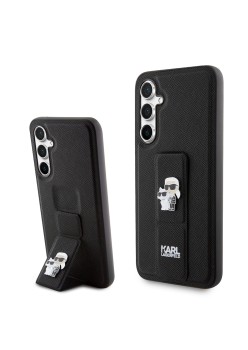 Husa pentru Samsung Galaxy S23 FE - Karl Lagerfeld Saffiano Gripstand (KLHCS23FEGSAKCPK) - KarlandChoupette