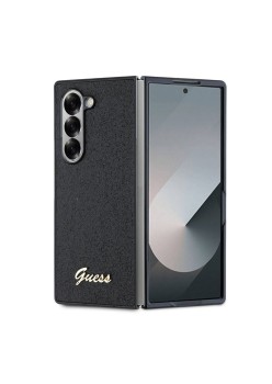 Husa pentru Samsung Galaxy Z Fold6 - Guess Glitter Script (GUHCZFD6HGGSHK) - Black