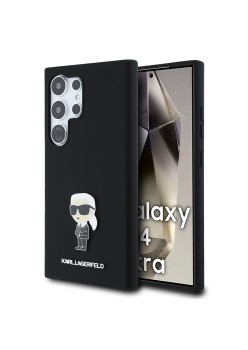 Husa pentru Samsung Galaxy S24 Ultra - Karl Lagerfeld Silicone (KLHCS24LSMHKNPK) - Ikonik