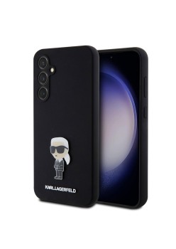 Husa pentru Samsung Galaxy S23 FE - Karl Lagerfeld Silicone (KLHCS23FEMHKNPK) - Ikonik Metal Pin