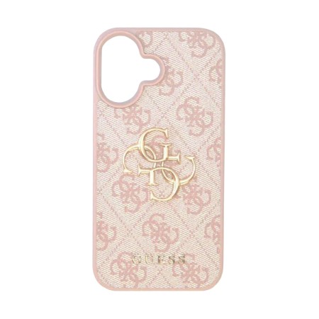 Husa pentru iPhone 16 - Guess Hardcase 4G Big Logo (GUHCP16S4GMGPI) - Pink