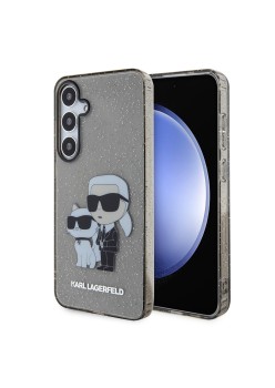 Husa pentru Samsung Galaxy S24 Plus - Karl Lagerfeld Hardcase Glitter (KLHCS24MHNKCTGK) - KarlandChoupette