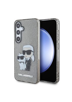 Husa pentru Samsung Galaxy S24 - Karl Lagerfeld Hardcase Glitter (KLHCS24SHNKCTGK) - KarlandChoupette