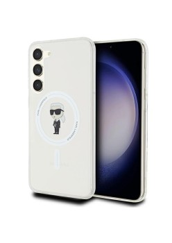 Husa pentru Samsung Galaxy S24 Plus - Karl Lagerfeld IML Luxury MagSafe (KLHMS24MHFCKNOT) - Transparent Ikonik