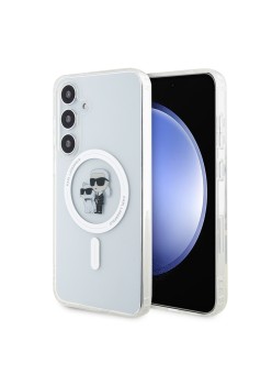 Husa pentru Samsung Galaxy S24 - Karl Lagerfeld IML Luxury MagSafe (KLHMS24SHGKCNOT) - Transparent KarlandChoupette