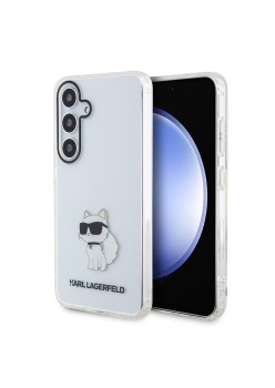 Husa pentru Samsung Galaxy S24 - Karl Lagerfeld IML Luxury (KLHCS24SHNCHTCT) - Transparent Choupette