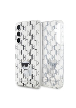 Husa Samsung Galaxy S23 FE - Karl Lagerfeld Hardcase Monogram (KLHCS23FEHNCMKLT) - Transparent Choupette
